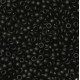 Miyuki rocailles Perlen 11/0 - Opaque matte black 11-401F